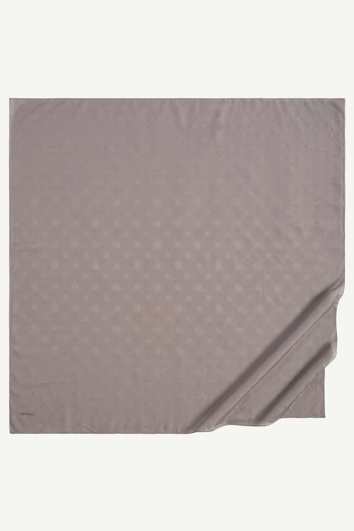 Vizon Monogram Desen Mercan Eşarp