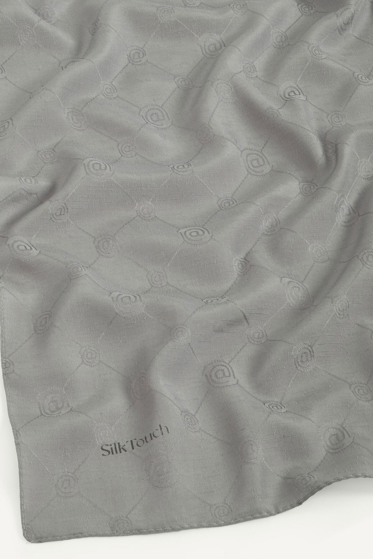 Aura Monogram Desen Mercan Eşarp
