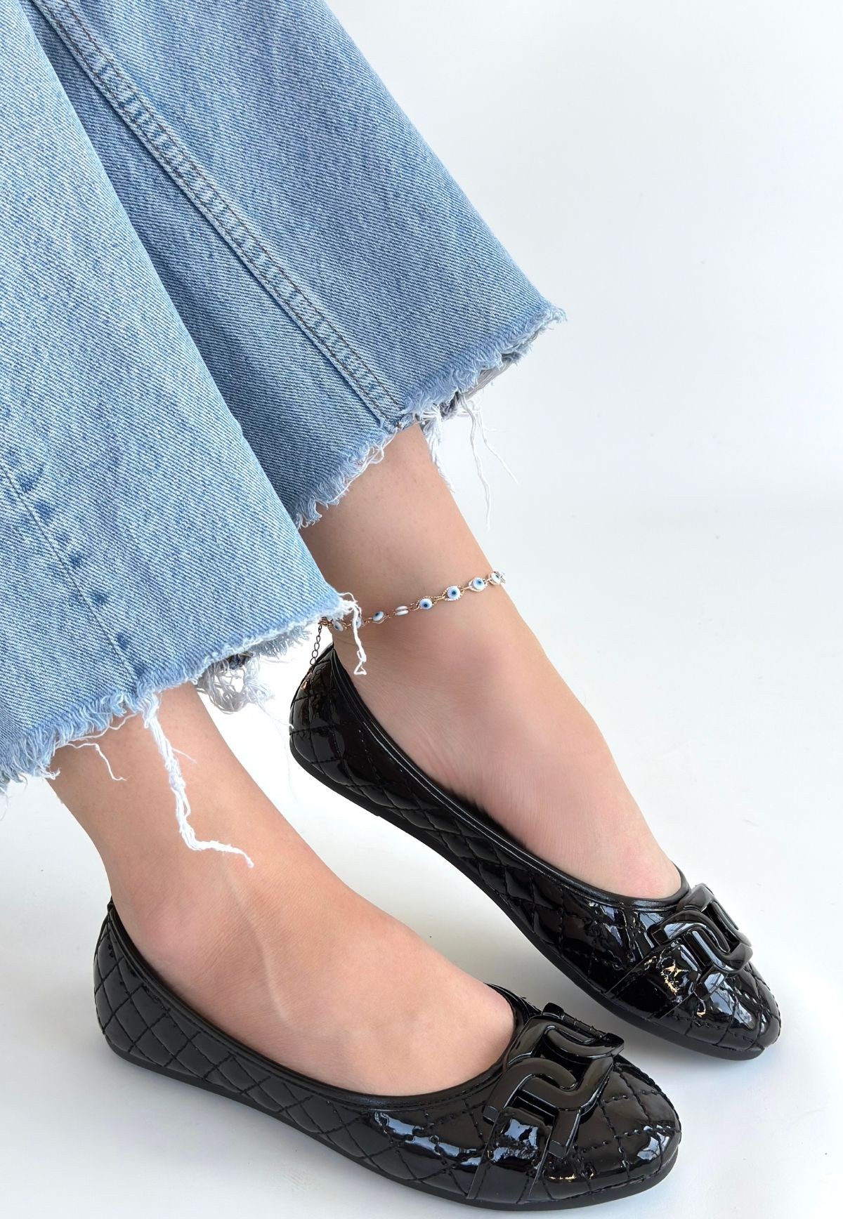 Lawy Siyah Rugan Babet Ayakkabı